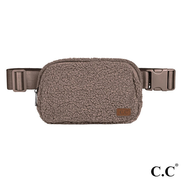 Sherpa Belt Bag in Taupe