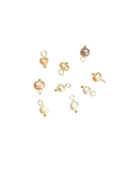 * Gold Natural Freshwater Pearl Charm