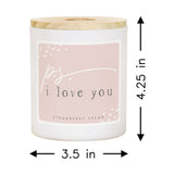 PS I Love You Candle