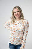 IN STOCK Blair Long Sleeve Top - Harvest Leaves: Small