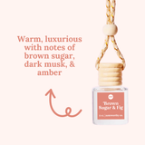 Car Diffusers | Core Scents: No Mylar Bag (You are hanging your product) / Brown Sugar & Fig