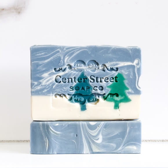 Christmas Tree Alpine Frost Handmade Soap Bar - 4oz