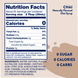 Sugar Free Chai Syrup