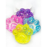 Large Sugary Glittered Paw Squishy Toy: MIX COLOR / ONE(12)