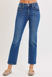 The Classic Crop Straight Risen Denim