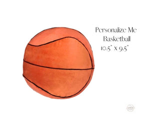 Basketball Embroidered Sports Plush