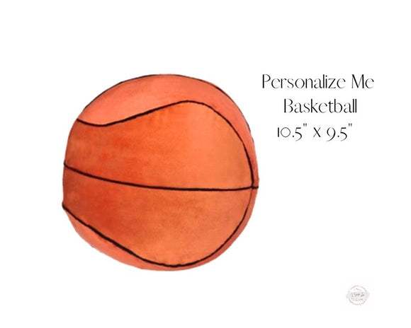 Basketball Embroidered Sports Plush