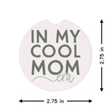 Cool Mom Checkered Mom Gift Car Coaster Set
