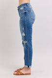 Zoe Mid Rise Vintage Wash Boyfriend Judy Blue Denim