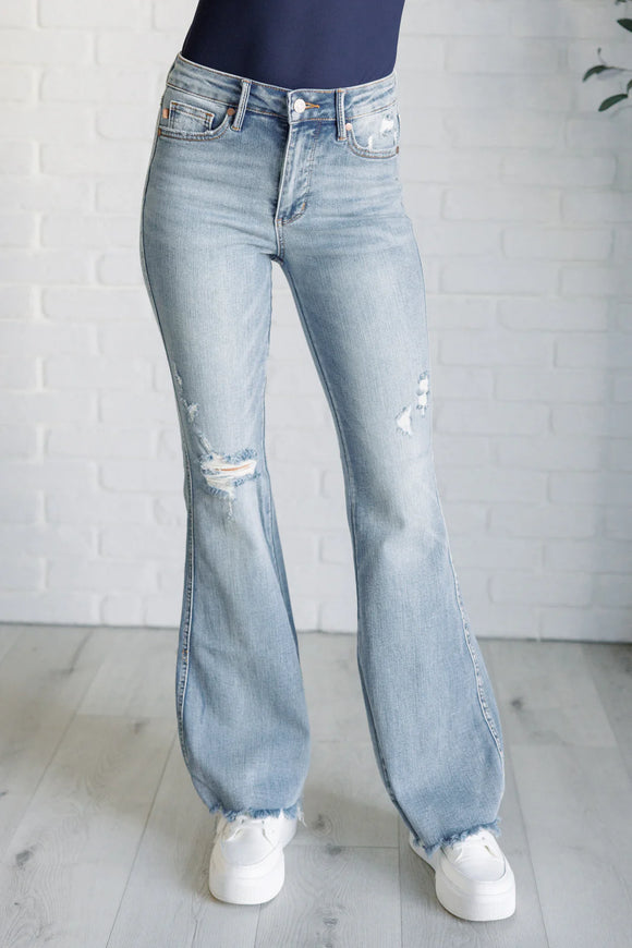 Emma Tummy Control Flare Judy Blue Denim