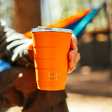 Insulated Stackable Tumbler 16 oz - Solar Orange