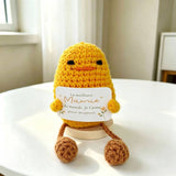 Handmade Crochet Potato Figurine Desk Ornament Home Decor: Potato Figurine