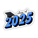 Class Of 2025 Graduation Cap Text Sticker