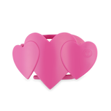 Flat Hair Clip | Medium | Pink Heart to Heart