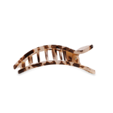 Teleties Flat Rectangle Hair Clip | Medium | Blonde Tortoise