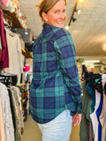 Evergreen Plaid Kendra Shacket