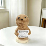 Handmade Crochet Potato Figurine Desk Ornament Home Decor: Potato Figurine