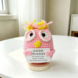 Handmade Crochet Animal Figurine Desk Ornament Home Decor: Chubby Bee Figurine