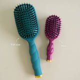 Mini Boar Bristle Hair Brush - Mulberry