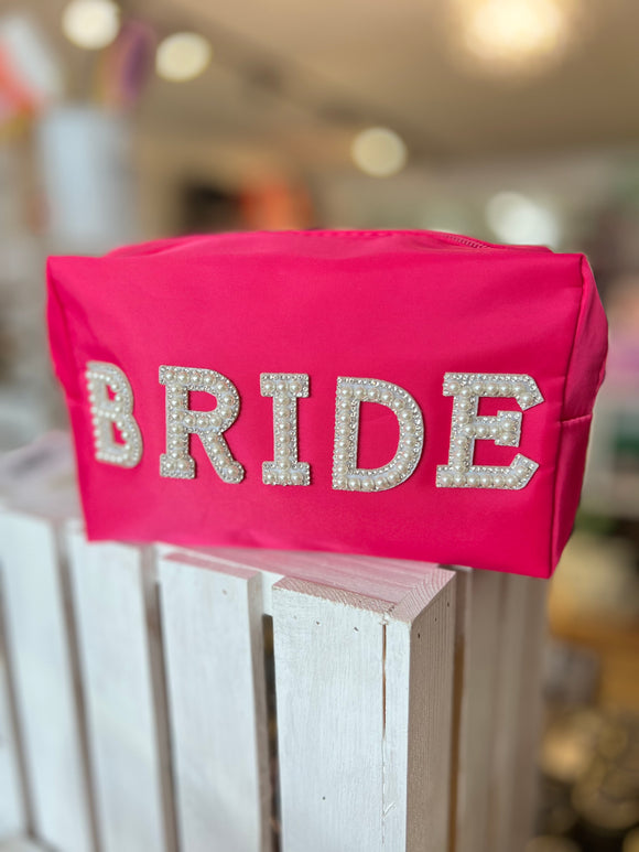 Bride Pouch in Spicy Pink