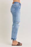 Mariah Mid Rise Boyfriend Judy Blue Denim