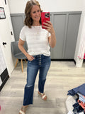 Emery Sweater Top in Cream