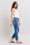 Zoe Mid Rise Vintage Wash Boyfriend Judy Blue Denim