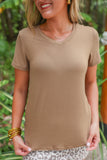Basic Tee in mocha
