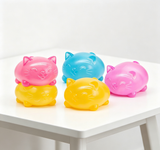 Transparent Chubby Cat Squishy Toy Stress Relief Fidget Toy