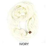 CC Cable Scarf in Beige