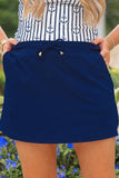 Navy Skort with Pockets