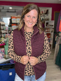 Leopard Crew Neck Sweater