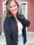 Kendra Shacket in Black