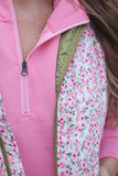 Pink Floral Vest