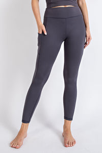 Pockets - Grey Butter Soft Leggings