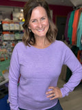 Lavendar Back to Basics Sweater