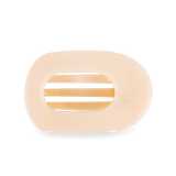 Almond Medium Flat Teleties Clip