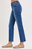 The Classic Crop Straight Risen Denim