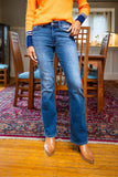Harley Mid Rise Thermal Bootcut Judy Blue Denim