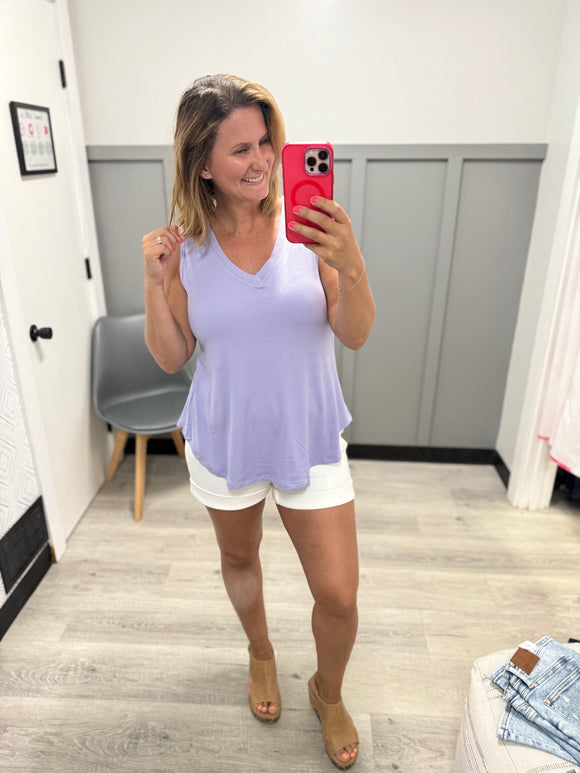 Lavendar Flowy Every Day Tank
