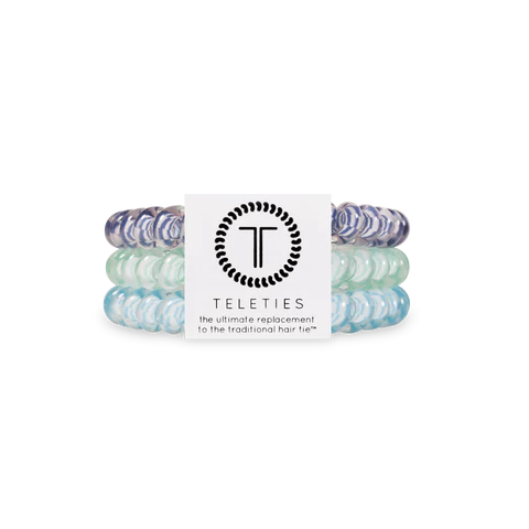 Teleties - Totally Turquoise Skinny Hair Ties