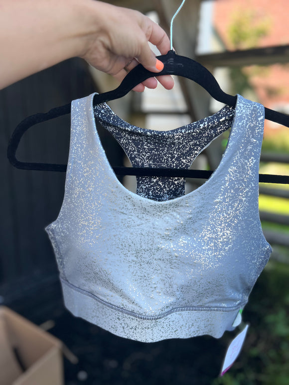 Foil Double Layer Sports Bra