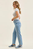 Harley Mid Rise Straight Leg Judy Blue Denim
