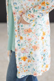 Watercolor Floral Cardigan