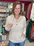 The Hoodie Sweater in Oatmeal