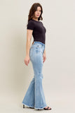 Date Night Distressed Flare Judy Blue Denim