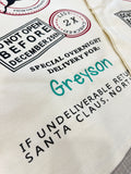 Embroidered Name Santa Sack