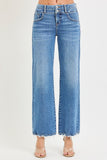 Ginny High Waist Double Button Wide Leg