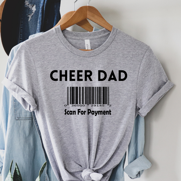 Cheer dad scan for payment