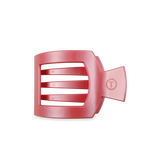 Teleties Medium Square Flat Clip in Calming Coral